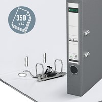 Ordner Leitz 1015 180° 52mm PP A4 grijs-3