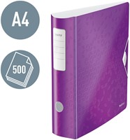 Ordner Leitz WOW active 180° 80mm PP A4 paars-3