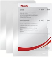 Insteekmap L-model Esselte standaard copy safe 0.11mm PP A4 glashelder 100 stuks-5