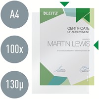 Insteekmap L-model Leitz Premium 0.13mm PP A4 transparant 100 stuks-6