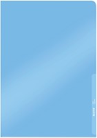 Insteekmap L-model Leitz Premium lasnaad copy safe 0.15mm PVC A4 blauw 100 stuks