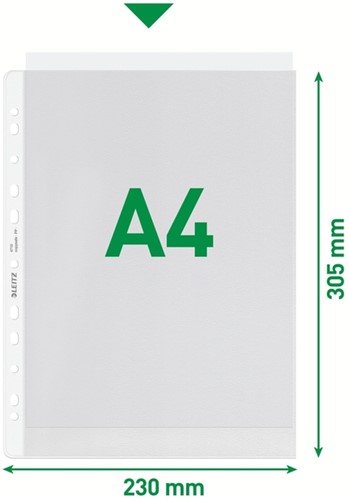 Showtas Leitz Premium copy safe 0.13mm PP A4 100 stuks-3