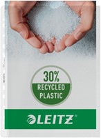 Showtas Leitz Premium links open 0.13mm PP A4 transparant 100 stuks-1
