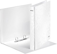 Ringband Leitz WOW A4 maxi 2-rings D-mechaniek 25mm wit