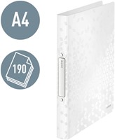 Ringband Leitz WOW A4 2-rings O-mechaniek 25mm PP wit-4