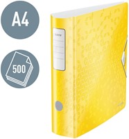 Ordner Leitz WOW active 180° 80mm PP A4 geel-3
