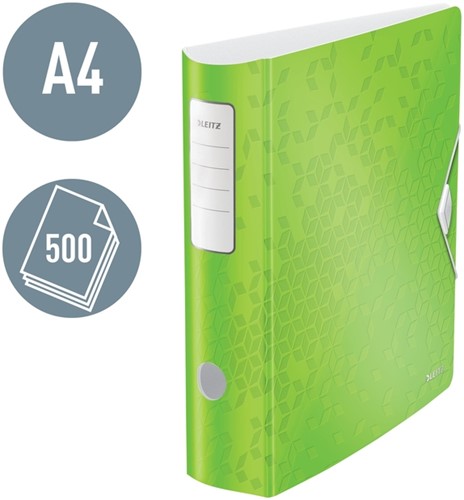 Ordner Leitz WOW active 180° 80mm PP A4 groen-2