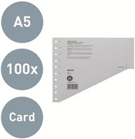 Scheidingsbladen Leitz A4 karton 200gr 11-gaats grijs 100 stuks-3