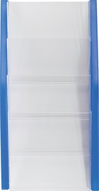 Folderhouder Helit wand 4x A4 zwart-3