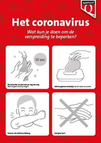 Kaarthouder Quantore A4 T-staand-1