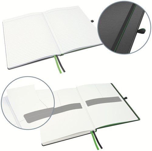 Notitieboek Leitz Complete A5 lijn 160 pagina's 100gr zwart-2