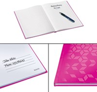 Notitieboek Leitz WOW A4 160 pagina's 90gr lijn roze-6