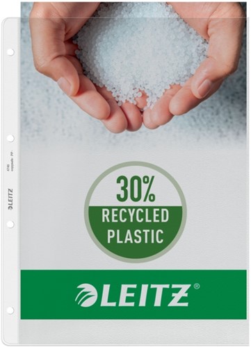 Showtas Leitz Premium copy safe 0.12mm 4-gaats PP A4 transparant 100 stuks-1