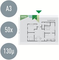 Showtas Leitz Premium copy safe 0.13mm PP A3 landscape transparant 50 stuks-6