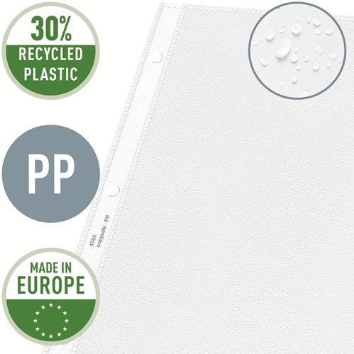 Showtas Leitz Premium met klep copy safe 0.13mm PP A4 transparant 50 stuks-5