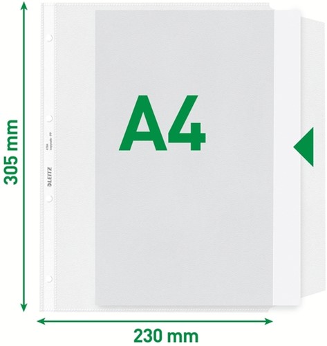 Showtas Leitz Premium met klep copy safe 0.13mm PP A4 transparant 50 stuks-8