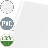 Showtas Leitz Premium standaard 11-gaats copy safe 0.085mm PP A4 transparant 100 stuks-4