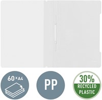 Snelhechter Leitz Standaard A4 gerecycled PP wit-4