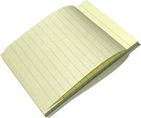 Kores Memoblok  notes gelinieerd 100x150mm 100vel geel-2