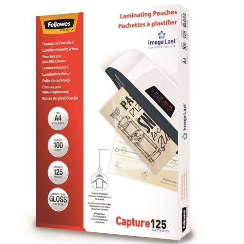 Lamineerhoezen Fellowes® ImageLast™ A4 125 micron