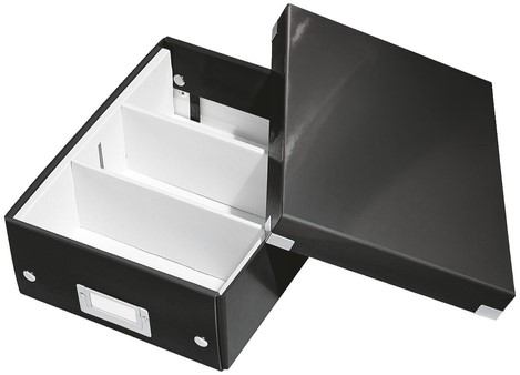 Sorteerbox Leitz WOW Click & Store 280x100x370mm gerecycled karton wit-3
