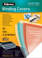 Voorblad Fellowes A4 PVC 240micron recycled 100 stuks-2