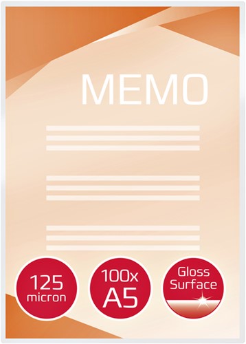 Lamineerhoes GBC A5 2x125micron 100 stuks-3