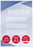 Lamineerhoes GBC A3 2x125micron mat 100 stuks-1