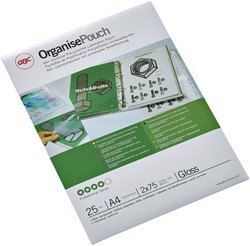 Lamineerhoes GBC A4+ 4-gaats 2x75micron 25 stuks