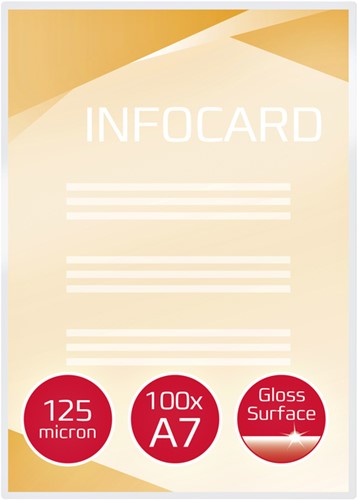 Lamineerhoes GBC A7 2x125micron 100 stuks-3