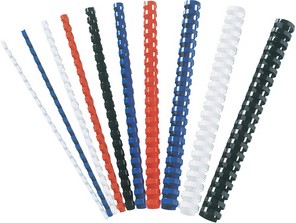 Bindrug Fellowes 10mm 21rings A4 blauw 100 stuks-3