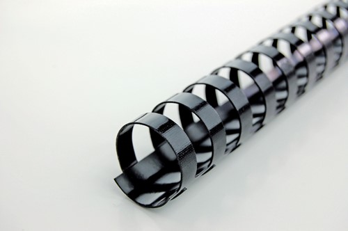 Bindrug GBC 6mm 21rings A4 zwart 100 stuks-2