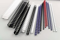 Bindrug GBC 6mm 21rings A4 blauw 100 stuks-1