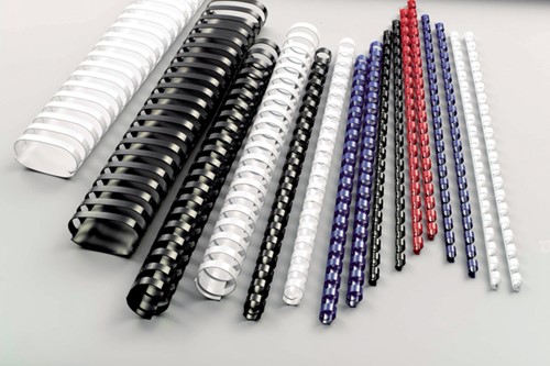 Bindrug GBC 6mm 21rings A4 blauw 100 stuks-1