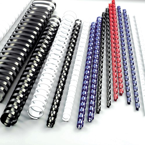 Bindrug GBC 25mm 21rings A4 zwart 50 stuks-1