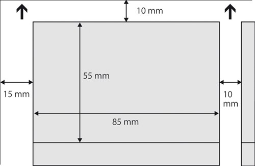 Visitekaart Sigel 85x55mm blanco 225gr ronde hoeken wit 100 stuks-7