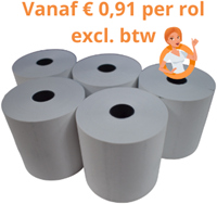 100 st. kassarollen, 57x60x12 thermisch 50 meter