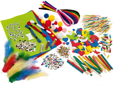 Hobby artikelen Folia met meer dan 1300 stuks assorti-3