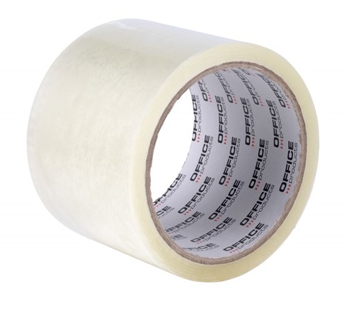 Verpakkingstape PP acryl, 72mmx55m, transparant