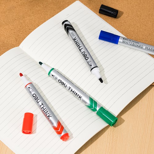 Whiteboardmarker set 4 stuks assorti