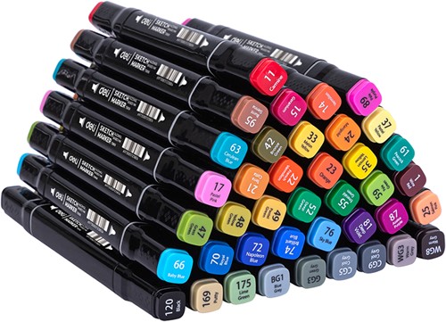 Alcohol marker sketch