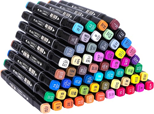 Alcohol marker sketch