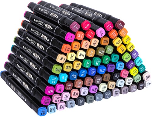 Alcohol marker sketch