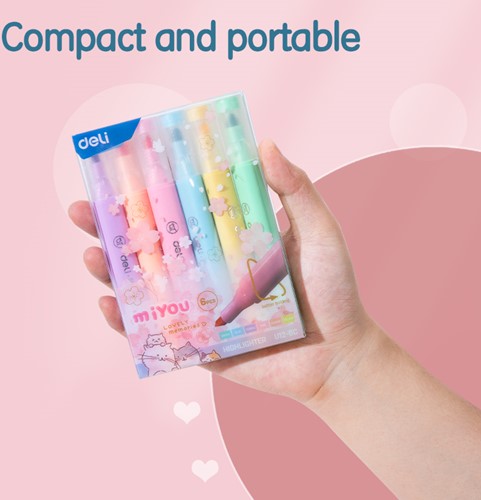 Markeerstift met beitelpunt, assorti