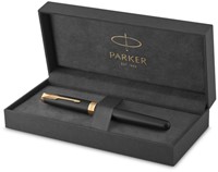 Vulpen Parker Sonnet matte black lacquer GT medium-2