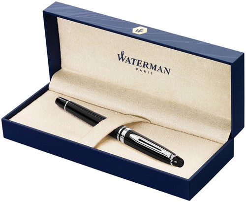 Vulpen Waterman Expert black lacquer CT medium-2