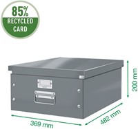 Opbergdoos Leitz Click & Store WOW groot 369x200x482mm blauw-2