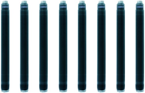 Inktpatroon Waterman nr 23 lang blauwzwart pak à 8 stuks-3
