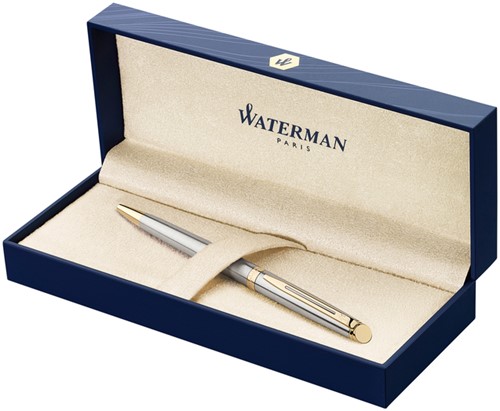 Balpen Waterman Hémisphère stainless steel GT medium-2