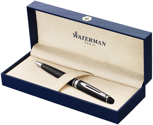 Balpen Waterman Expert matt black CT medium-2